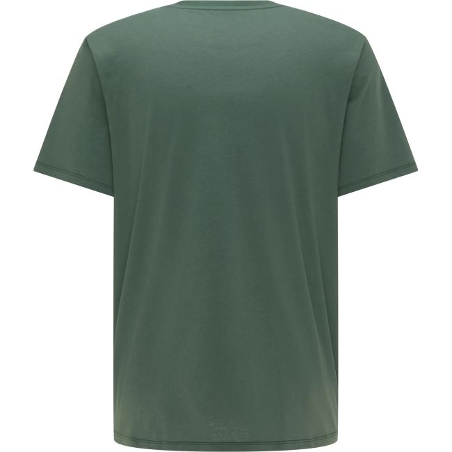 Haglofs - Tricou casual bumbac barbati Camp - verde inchis montan
