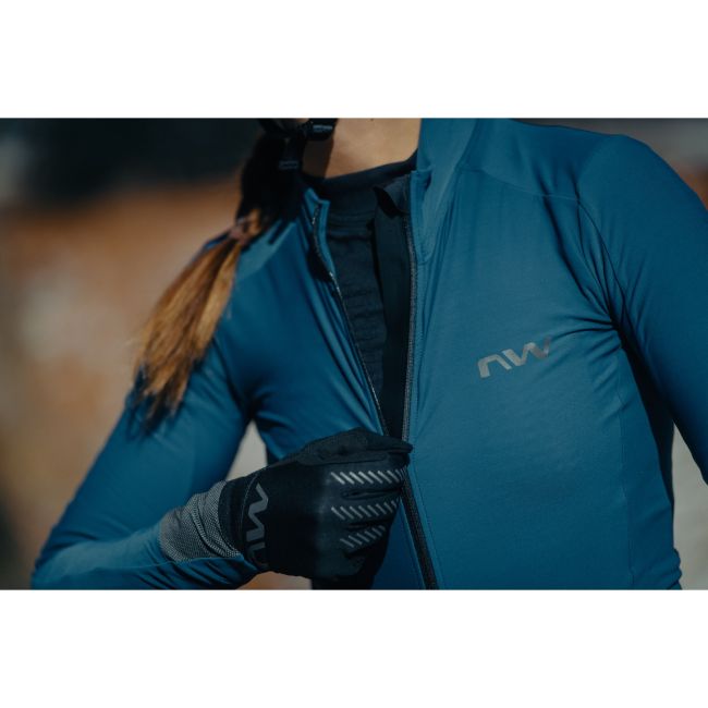 Northwave jacheta ciclism iarna Fahrenheit WMN pentru femei - albastru inchis gri