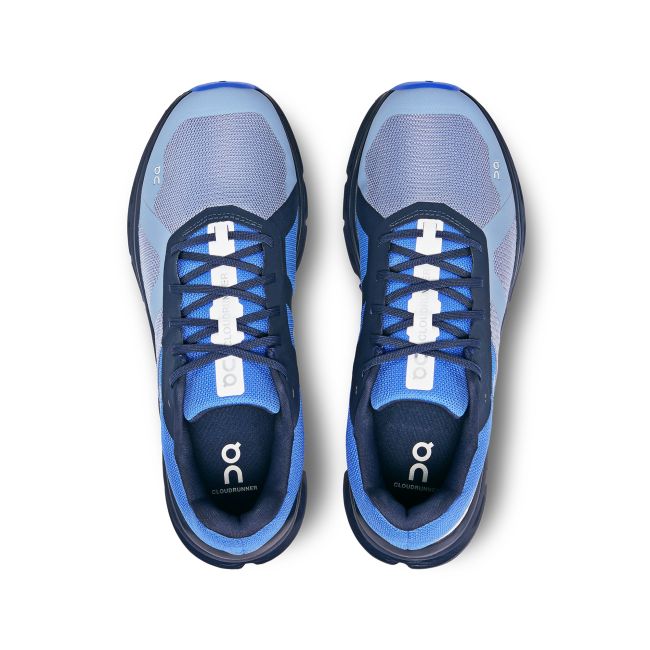 On Cloudrunner - pantofi sport pentru barbati - bleumarin albastru cobalt gri