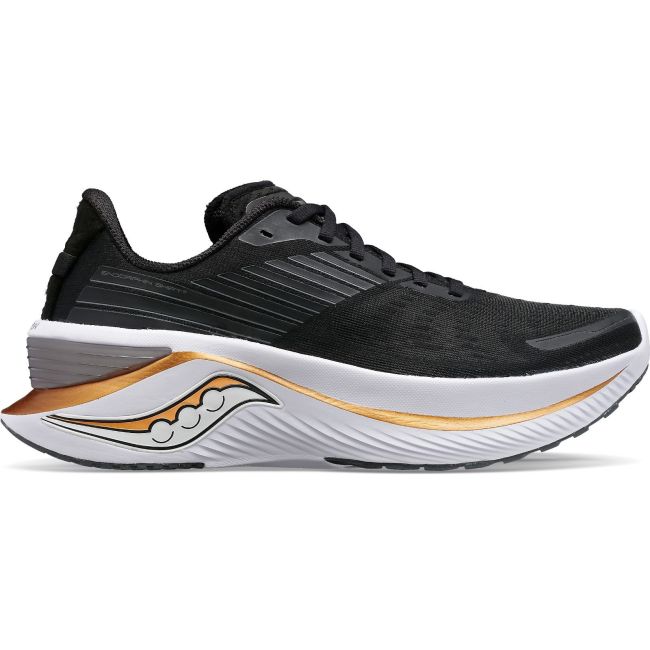 Saucony - pantofi alergare pentru barbati Endorphin Shift 3 - negru alb galben Goldstruck