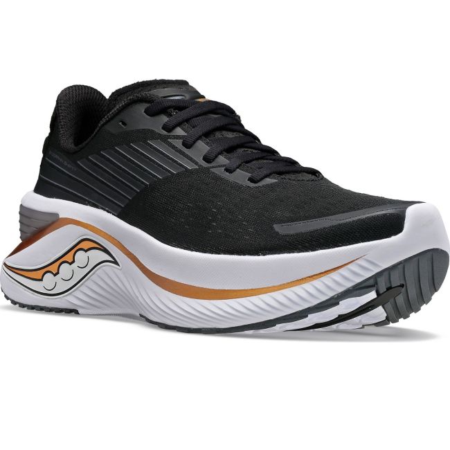 Saucony - pantofi alergare pentru barbati Endorphin Shift 3 - negru alb galben Goldstruck