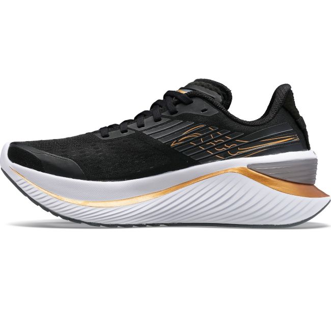 Saucony - pantofi alergare pentru barbati Endorphin Shift 3 - negru alb galben Goldstruck