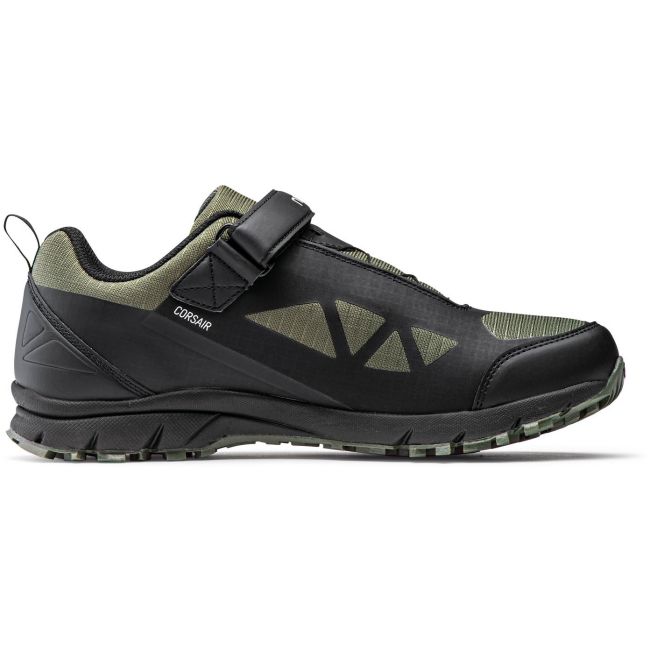 Northwave Corsair - pantofi pentru ciclism MTB All Mountain - negru verde inchis army