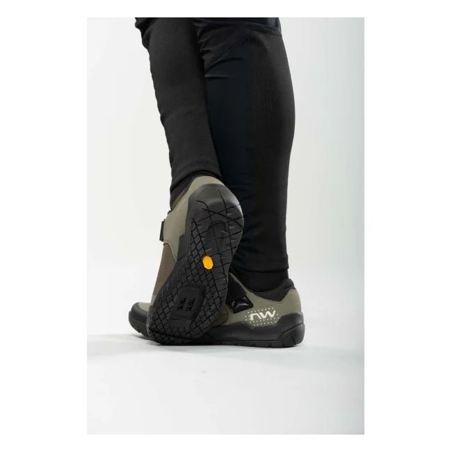 Northwave Overland Plus - pantofi pentru ciclism MTB All Terrain Mountain - negru verde inchis army