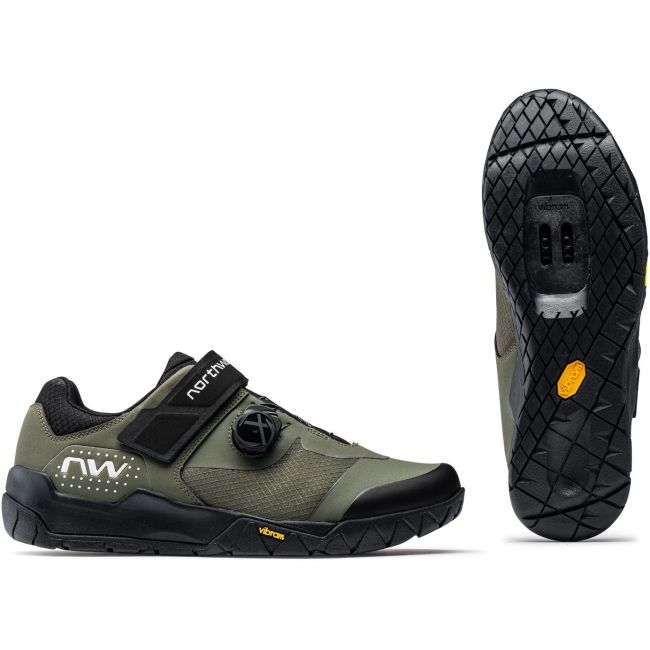 Northwave - pantofi ciclism MTB AM - Overland Plus - Dark Green
