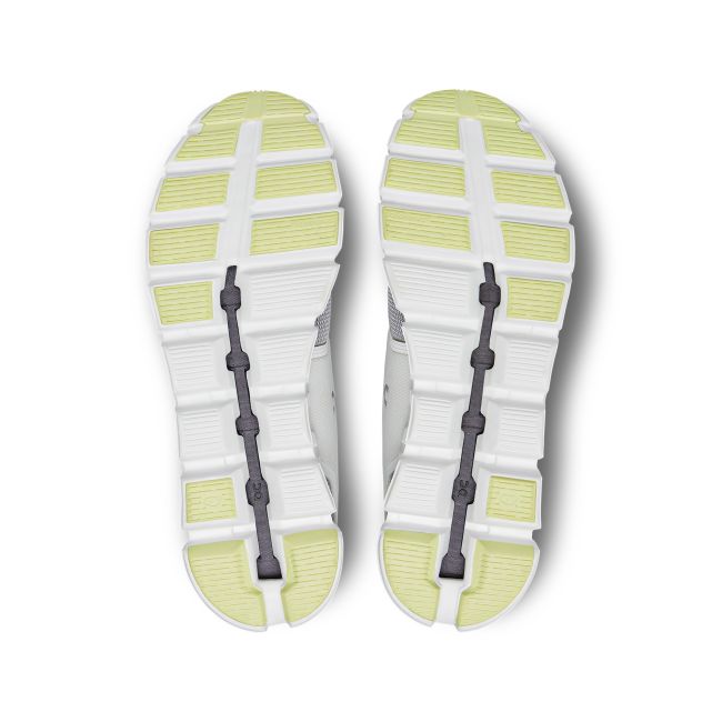 On Cloud 5 Push - pantofi sport pentru barbati - alb gri deschis glaciar galben