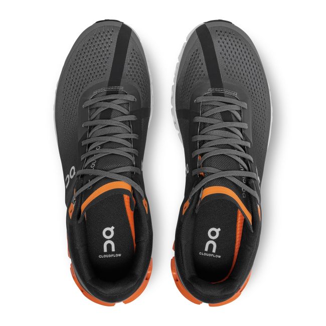 On CloudFlow - pantofi sport pentru barbati - negru portocaliu Turmeric