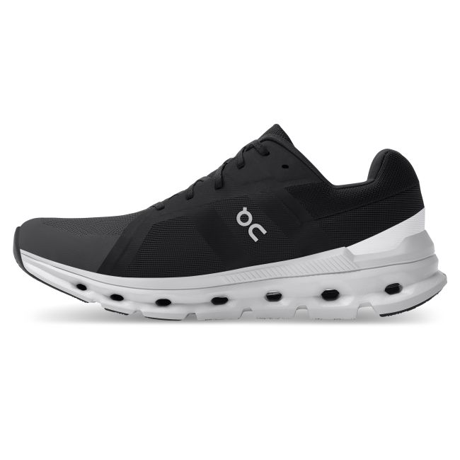 On Cloudrunner - pantofi alergare pentru barbati - negru alb