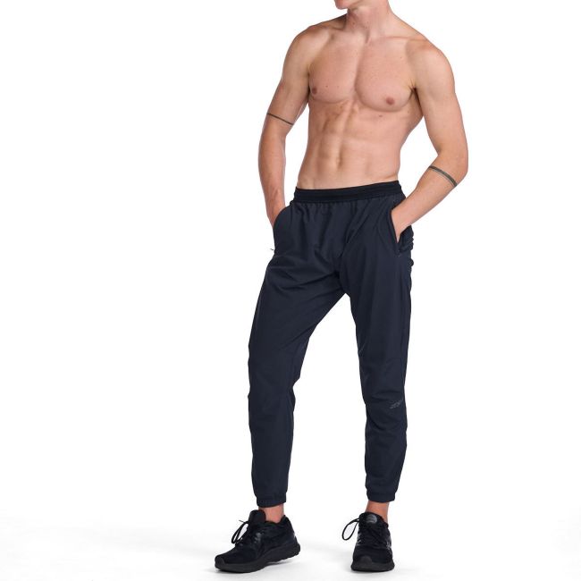 2XU - pantaloni lungi alergare - Light Speed Jogger - negru