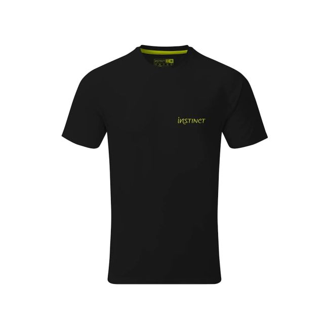 Instinct - Tricou sport Valley Series Organic Follow Your Instinct TS - negru verde fluo