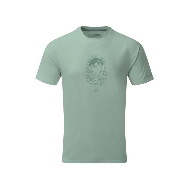Instinct - Tricou sport Valley Series Organic TS - verde deschis luna
