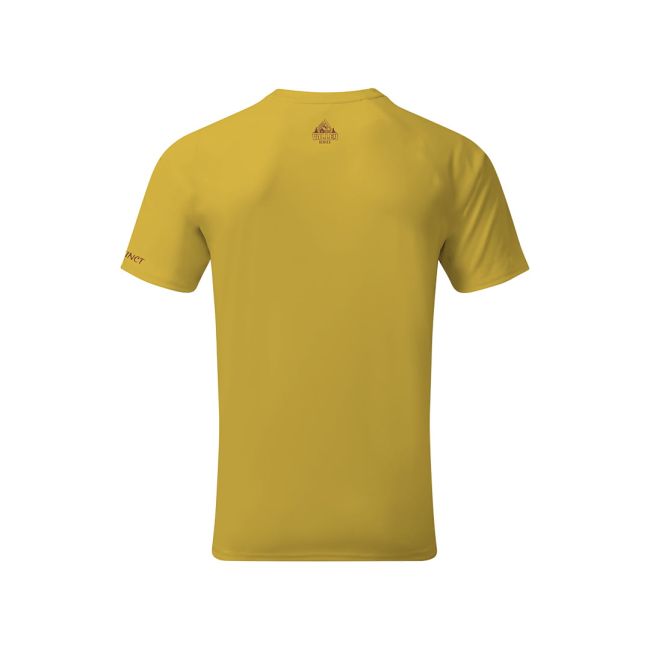 Instinct - Tricou sport Valley Series Ts S-B (Follow your instinct) - galben super lemon
