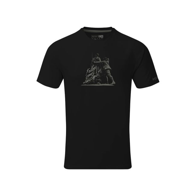 Instinct - Tricou sport Valley Series Ts S-B (Follow your instinct) - negru