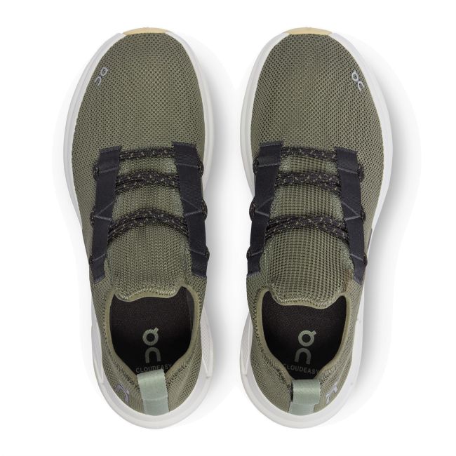 On Cloudeasy - pantofi sport pentru barbati - verde maslina negru alb