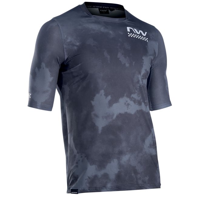 Northwave - Tricou ciclism pentru barbati maneca scurta Bomb jersey - gri inchis gri deschis