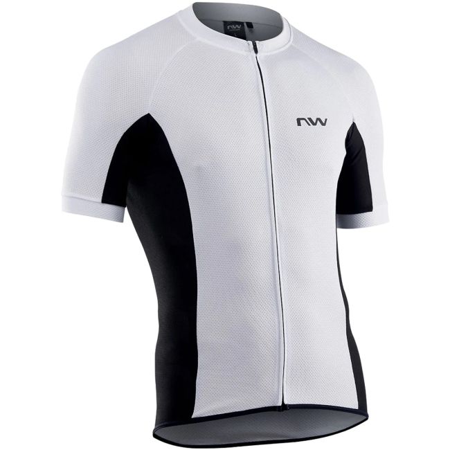 Northwave - Tricou ciclism pentru barbati maneca scurta Force jersey - alb negru