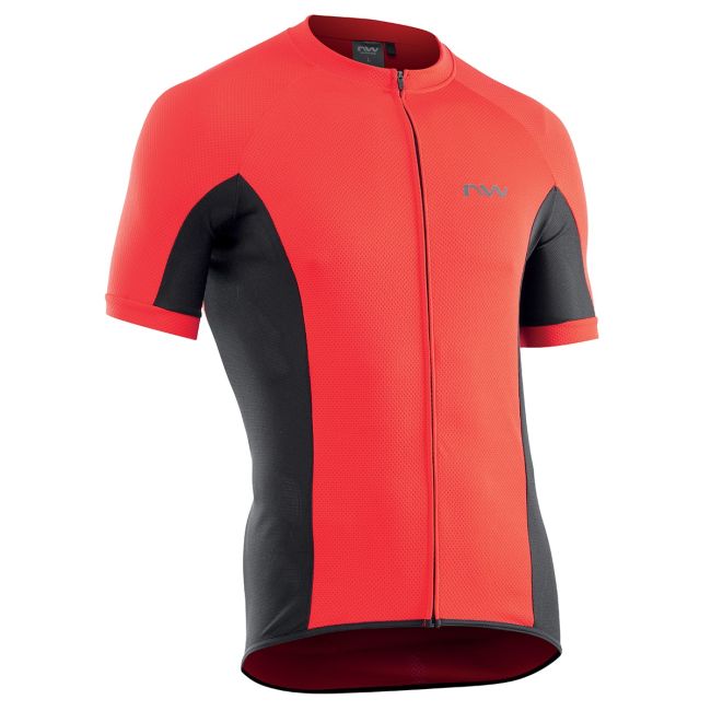 Northwave - Tricou ciclism pentru barbati maneca scurta Force jersey - rosu negru