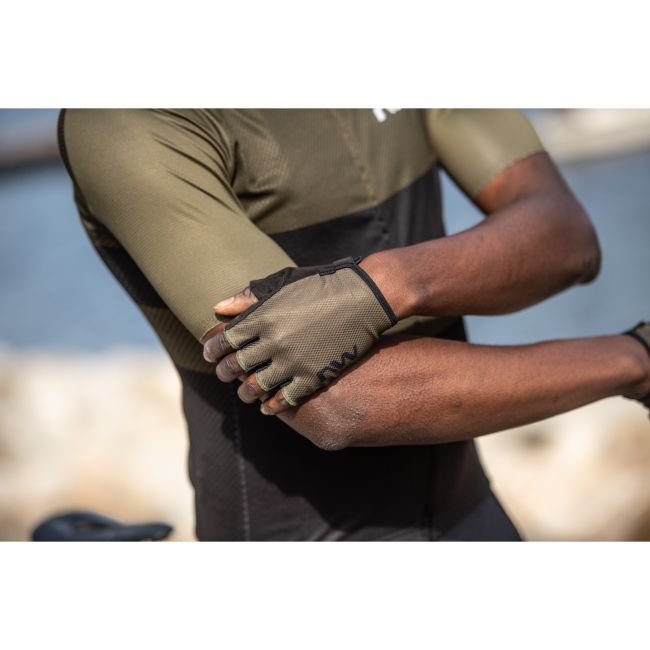 Northwave - manusi degete scurte - Active Short Finger Glove - Green Forest | Black