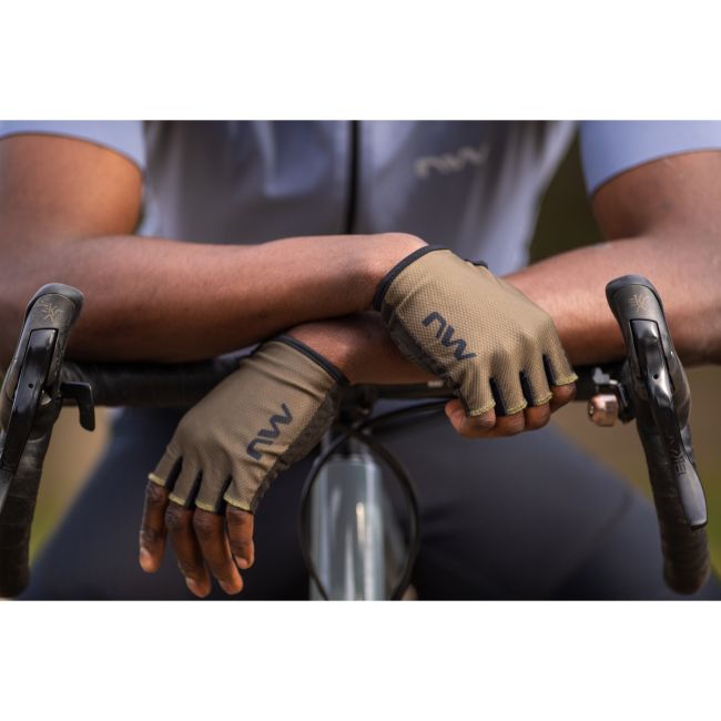 Northwave - manusi degete scurte - Active Short Finger Glove - Green Forest | Black