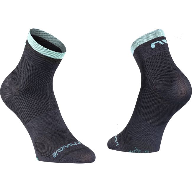 Northwave - sosete ciclism origin socks - negru albastru deschis