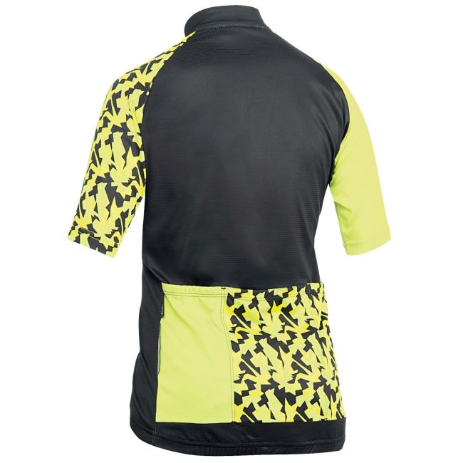 Northwave - tricou ciclism cu maneca scurta pentru copii Origin Junior jersey - negru galben fluo