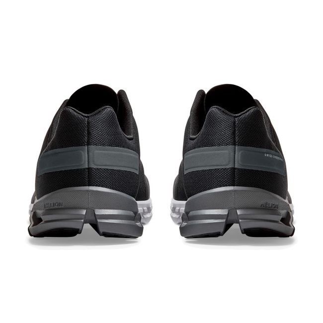 On CloudFlow Wide - pantofi sport pentru barbati - negru asfalt gri alb