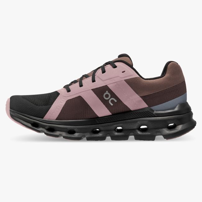 On Cloudrunner Waterproof - pantofi alergare pentru femei - negru visiniu strugure