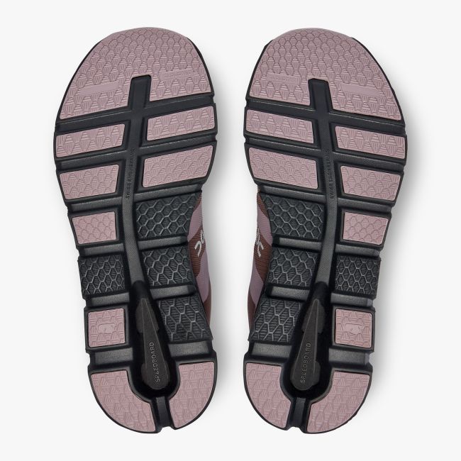 On Cloudrunner Waterproof - pantofi alergare pentru femei - negru visiniu strugure