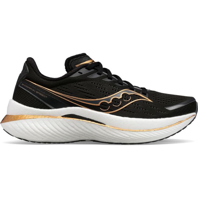 Saucony Endorphin Speed 3 - pantofi alergare pentru barbati - negru goldstruck