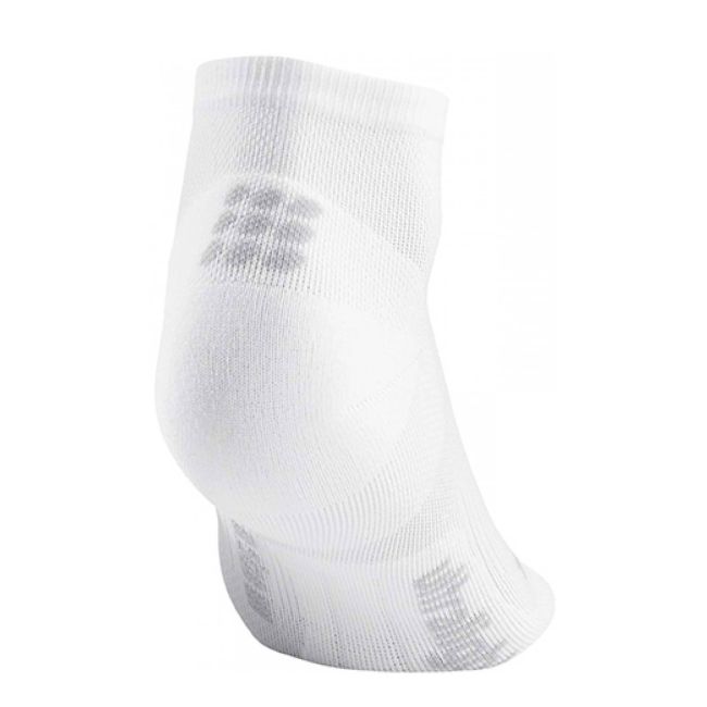 CEP - sosete de compresie peste glezna 8cm pentru barbati Low Cut ultralight socks - alb gri deschis