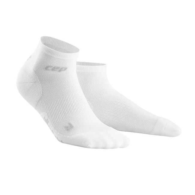 CEP - sosete de compresie peste glezna 8cm pentru barbati Low Cut ultralight socks - alb gri deschis