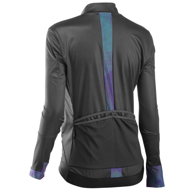 Northwave - jacheta ciclism pentru femei iarna sau vreme rece Extreme 2 wmn jacket - negru cu maneci albastru verde irizat