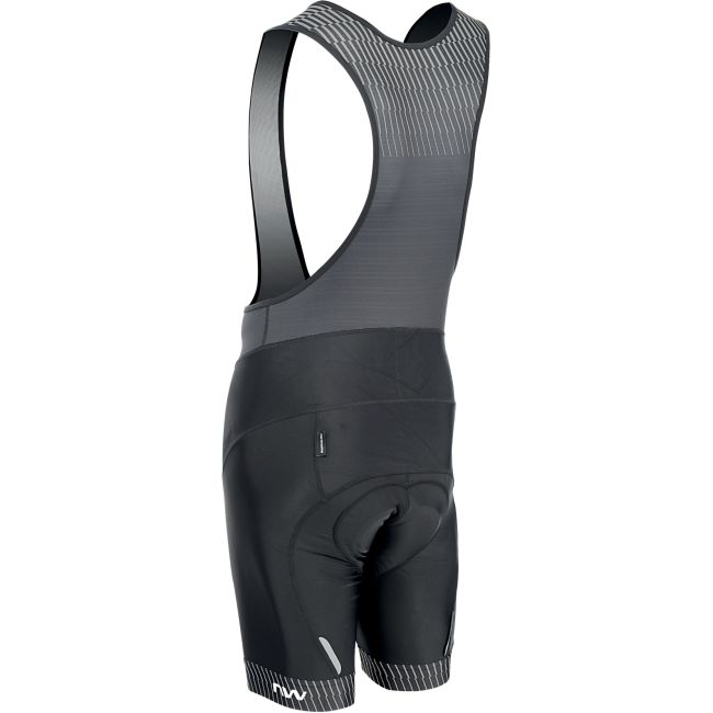 Northwave - pantaloni ciclism scurti cu bretele Origin bibshorts - negru gri