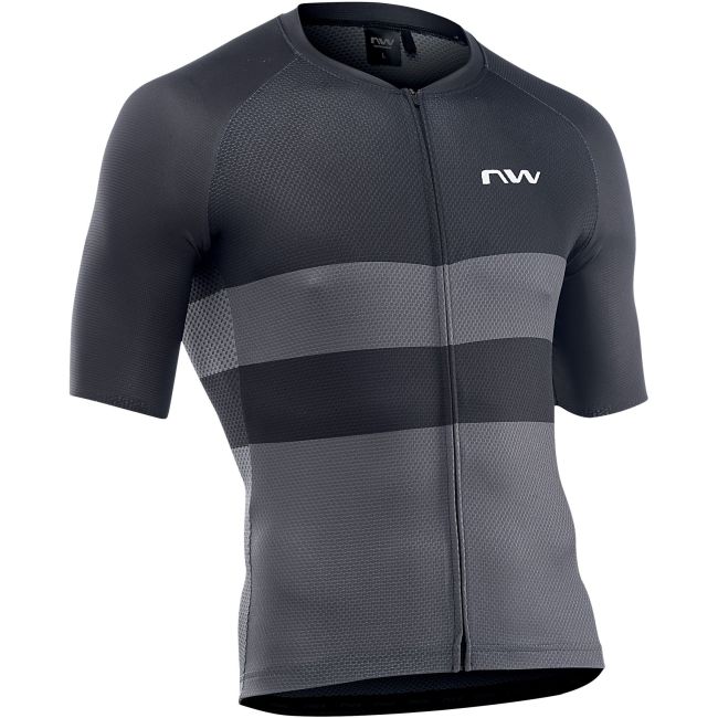 Northwave - tricou ciclism pentru barbati maneca scurta blade air jersey - negru gri inchis