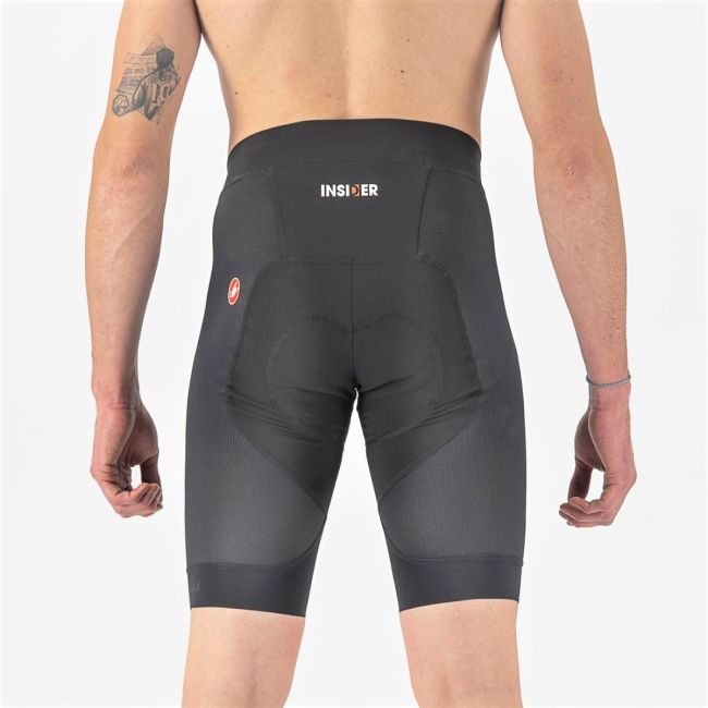 Castelli - pantaloni ciclism scurti pentru barbati Insider Shorts - negru