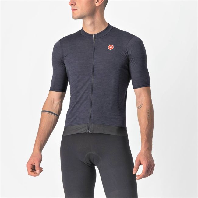 Castelli - tricou pentru ciclism cu maneca scurta Essenza Jersey - negru