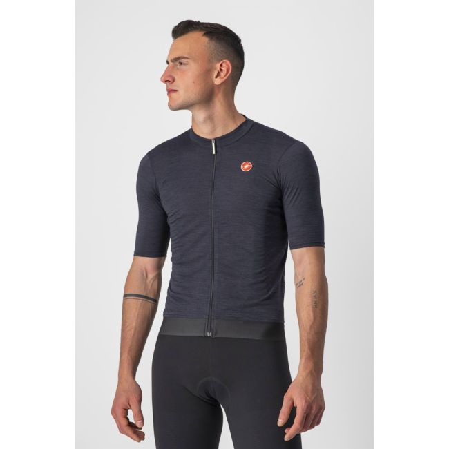 Castelli - tricou pentru ciclism cu maneca scurta Essenza Jersey - negru