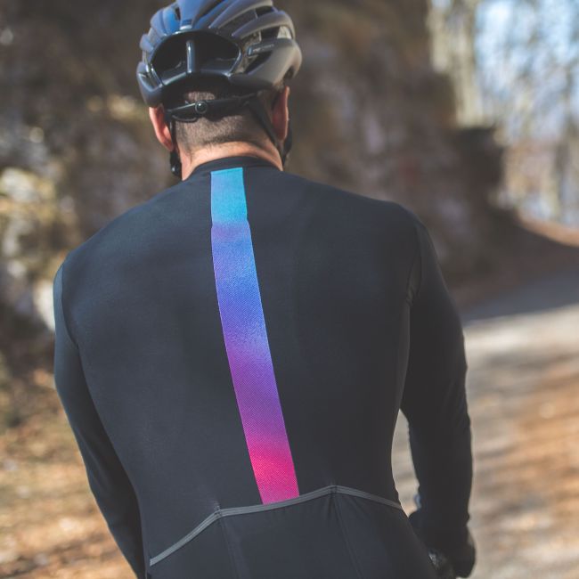 Northwave - bluza ciclism cu maneca lunga pentru barbati Fahrenheit Jersey - albastru gri