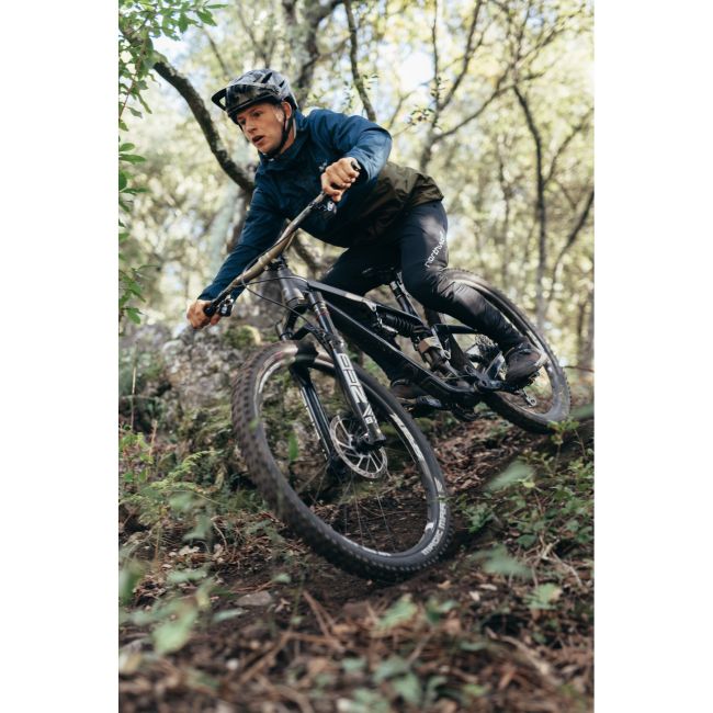 Northwave - jacheta ciclism iarna pentru barbati All mountain Easy Out Softshell - albastru verde army