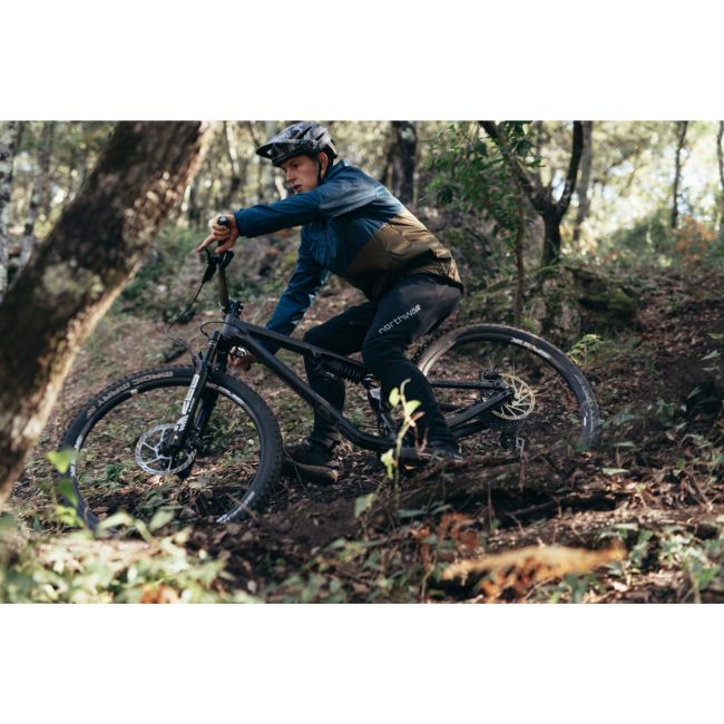 Northwave - jacheta ciclism iarna pentru barbati All mountain Easy Out Softshell - albastru verde army