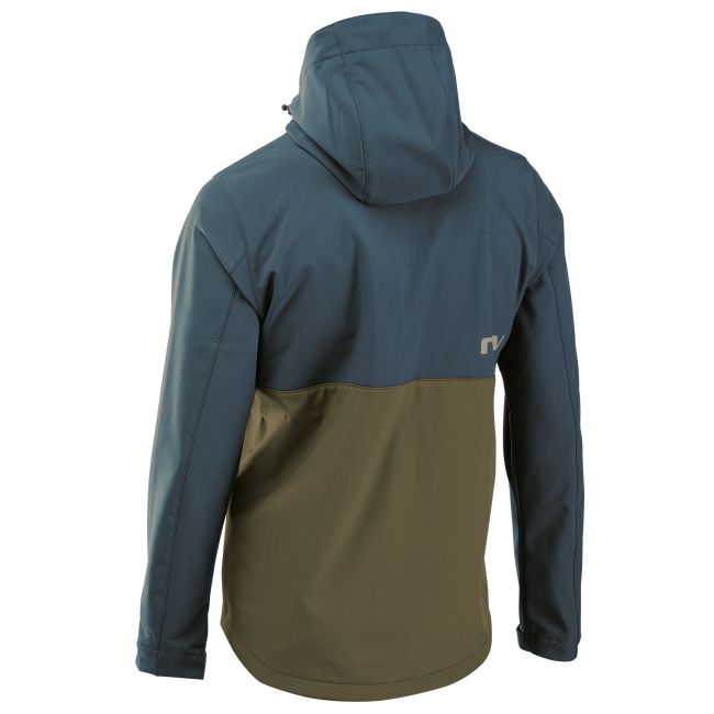 Northwave - jacheta ciclism iarna pentru barbati All mountain Easy Out Softshell - albastru verde army
