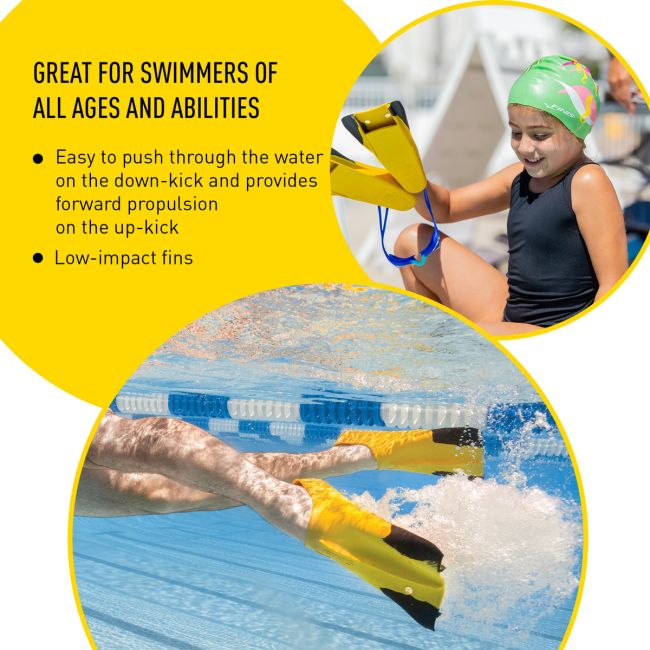 Finis - labe inot pentru adulti Zoomers Gold Z2 - galben