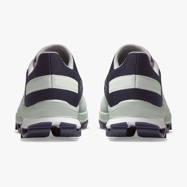 On Cloudsurfer 6 - pantofi alergare pentru femei - verde deschis bleumarin alb