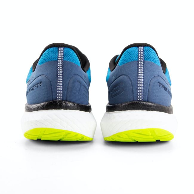 Saucony - pantofi alergare pentru barbati Triumph 18 - albastru Cobalt galben Storm