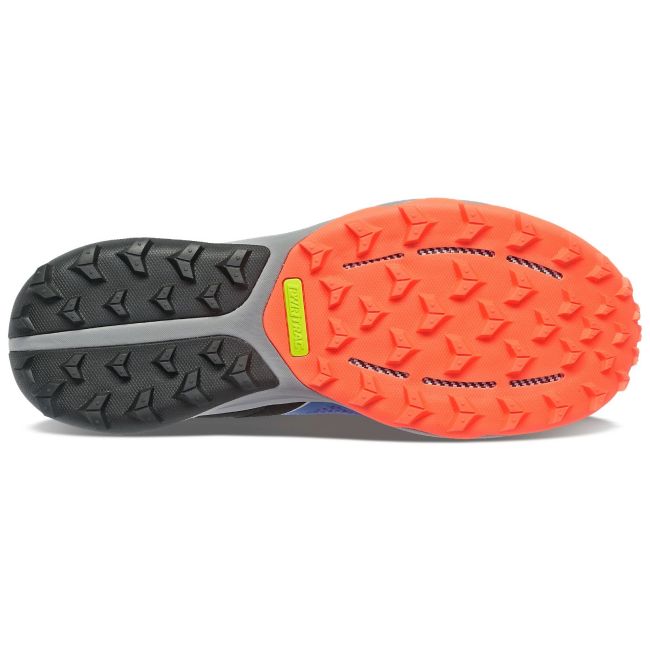 Saucony - pantofi alergare pentru barbati Xodus Ultra - albastru Sapphire mov rosu Vizired negru