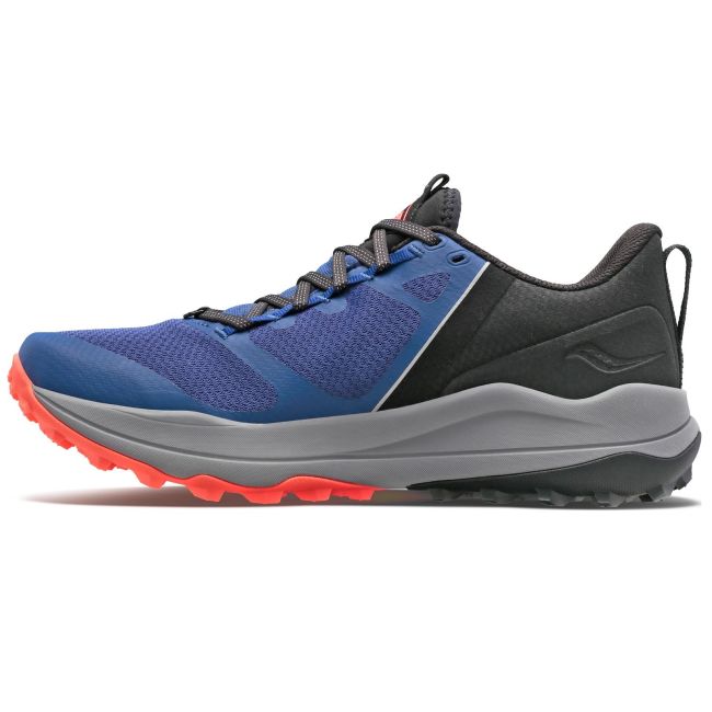 Saucony - pantofi alergare pentru barbati Xodus Ultra - albastru Sapphire mov rosu Vizired negru