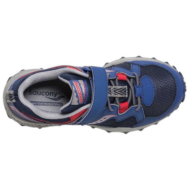 Saucony - pantofi sport copii S-Peregrine Shield 2 A/C - bleumarin gri rosu negru
