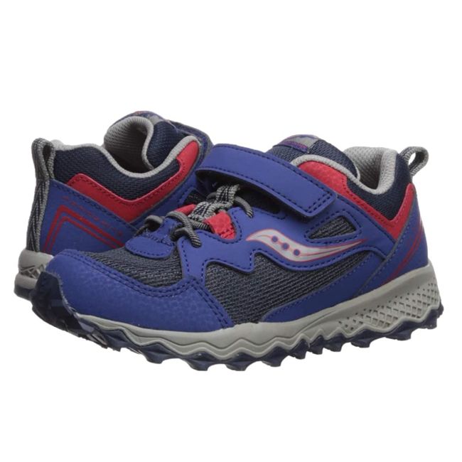 Saucony - pantofi sport copii S-Peregrine Shield 2 A/C - bleumarin gri rosu negru