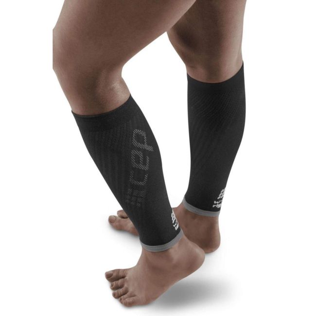 CEP - Compresie gamba femei Ultralight Calf Sleeves - negru gri
