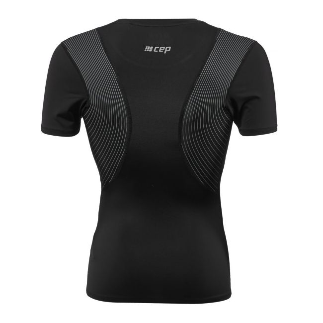 CEP - Tricou de compresie cu maneci scurte barbati Pro Wingtech Long Sleeve - negru